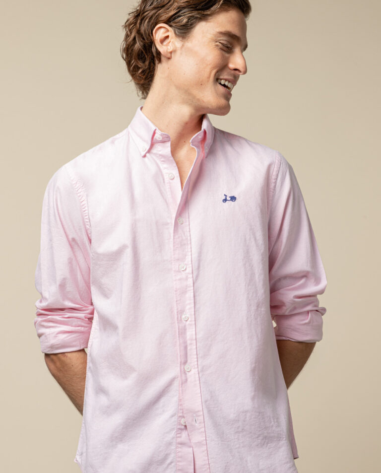 Camisa Oxford Regular Rosa - Scotta