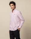 Camisa Oxford Stripes Burdeos - Scotta