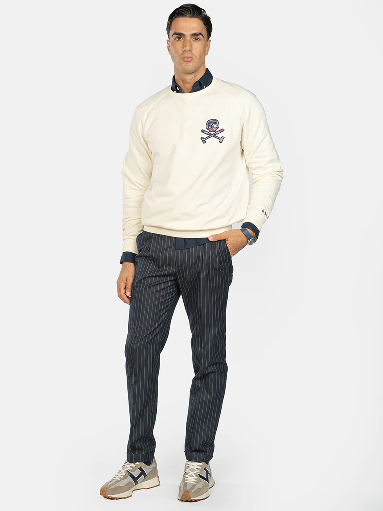 Sudadera Hurricane Calavera Crudo - Harper