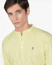 Camisa Polera San Diego Lino Cuello Mao Lima   - Harper &amp; Neyer