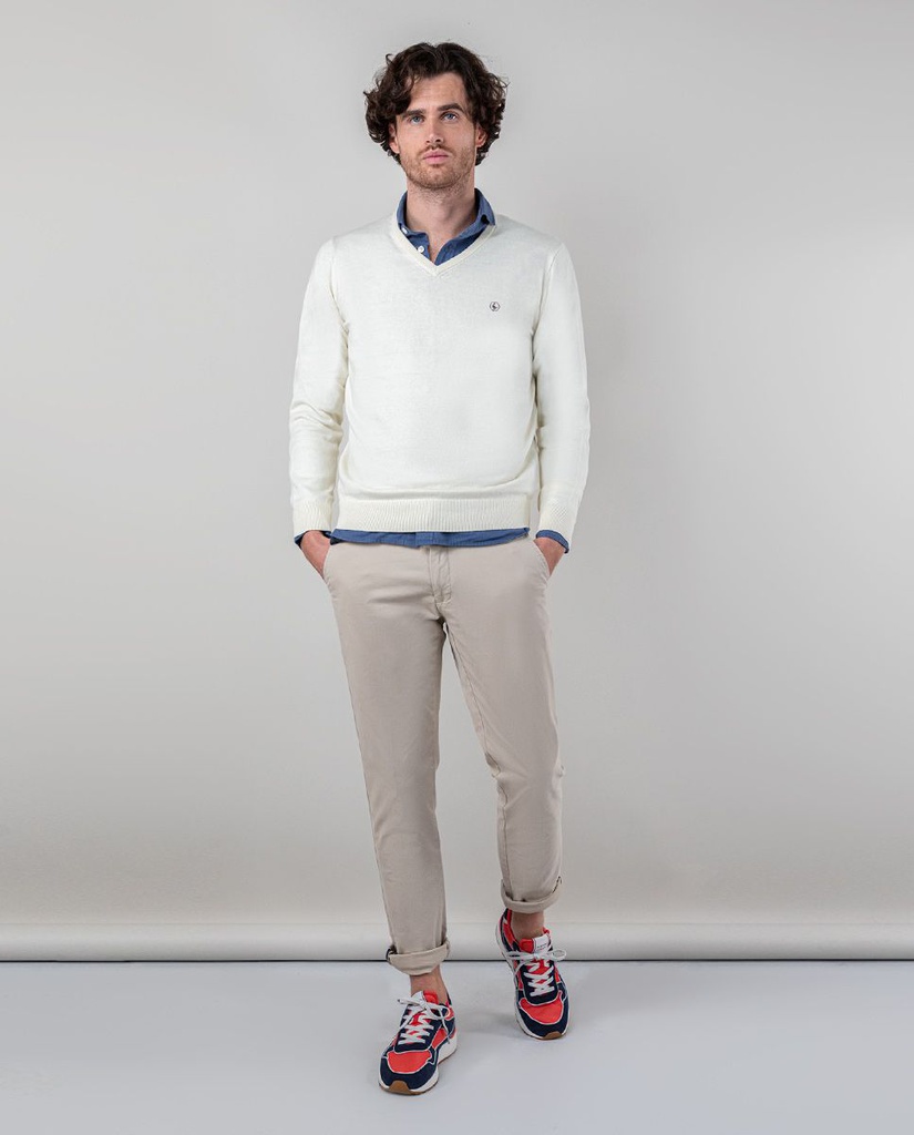 Pantalón Chino Básico Beige - El Ganso