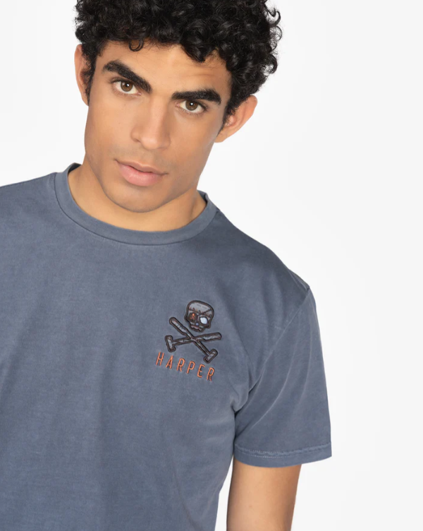 Camiseta Hurricane Azul - Navy Denim - Harper &amp; Neyer