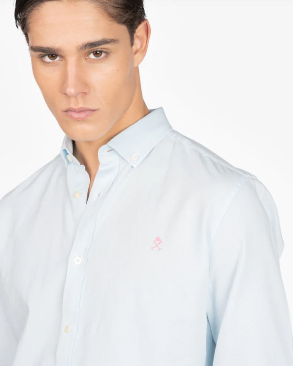 Camisa Veneto Light Baby Blue Azul Clarito - Harper &amp; Neyer