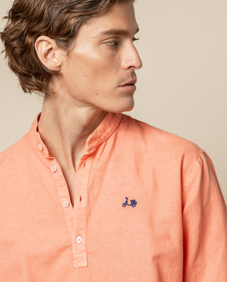 Camisa Polera Mao Lissome Li-COo Coral Fluor - Scotta