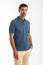 Polo Garment Dyed Azul Marino - Williot