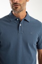 Polo Garment Dyed Azul Marino - Williot