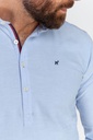 Camisa Polera Oxford Celeste  - Williot