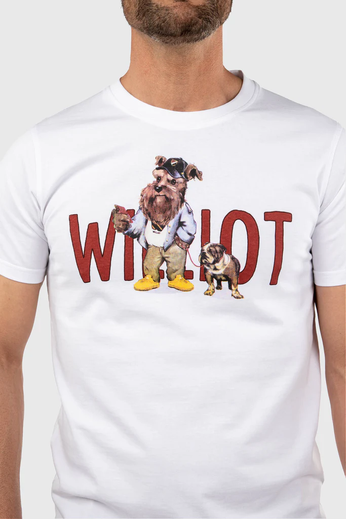 Camiseta Mr Williot Bulldog Blanca - Williot