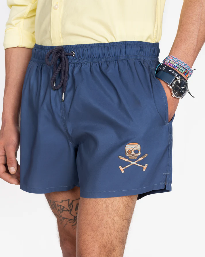 Bañador Skull Navy Blue - Azul Marino - Harper