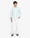 Camisa Florida Light Green Water - Azul Agua - Harper