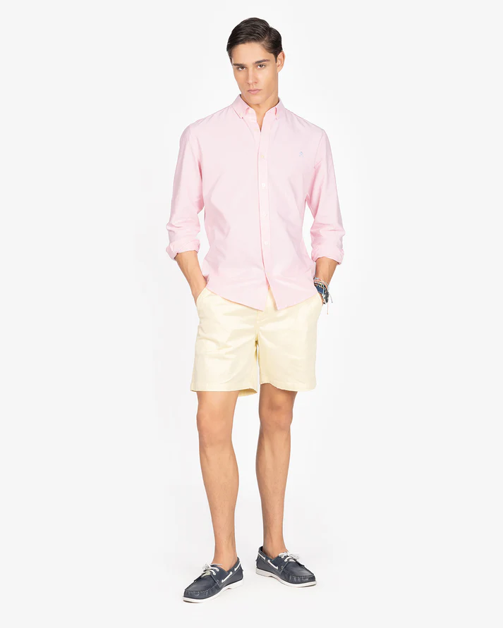 Camisa Oxford Colours Rosa - Harper &amp; Neyer