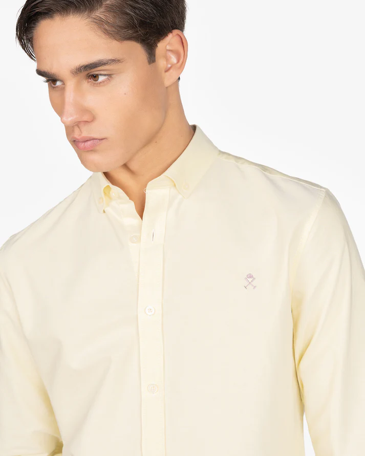 Camisa Oxford Colours Amarilla - Harper &amp; Neyer