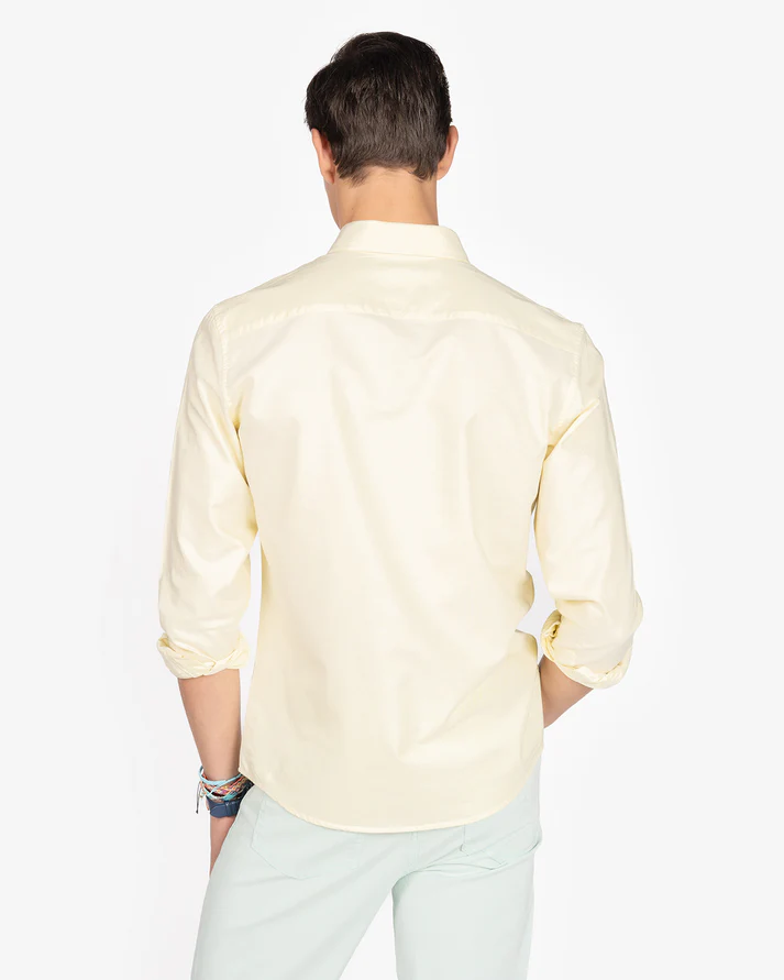 Camisa Oxford Colours Amarilla - Harper &amp; Neyer