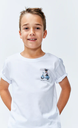 Camiseta Niños Algodón Orgánico Motero  - Blueblue Chihuahua