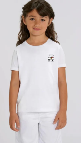 Camiseta Niños Algodón Orgánico   - Blueblue Chihuahua