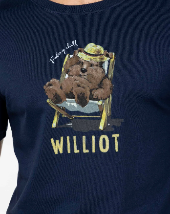 Camiseta Mr Williot Chill Marino - Williot