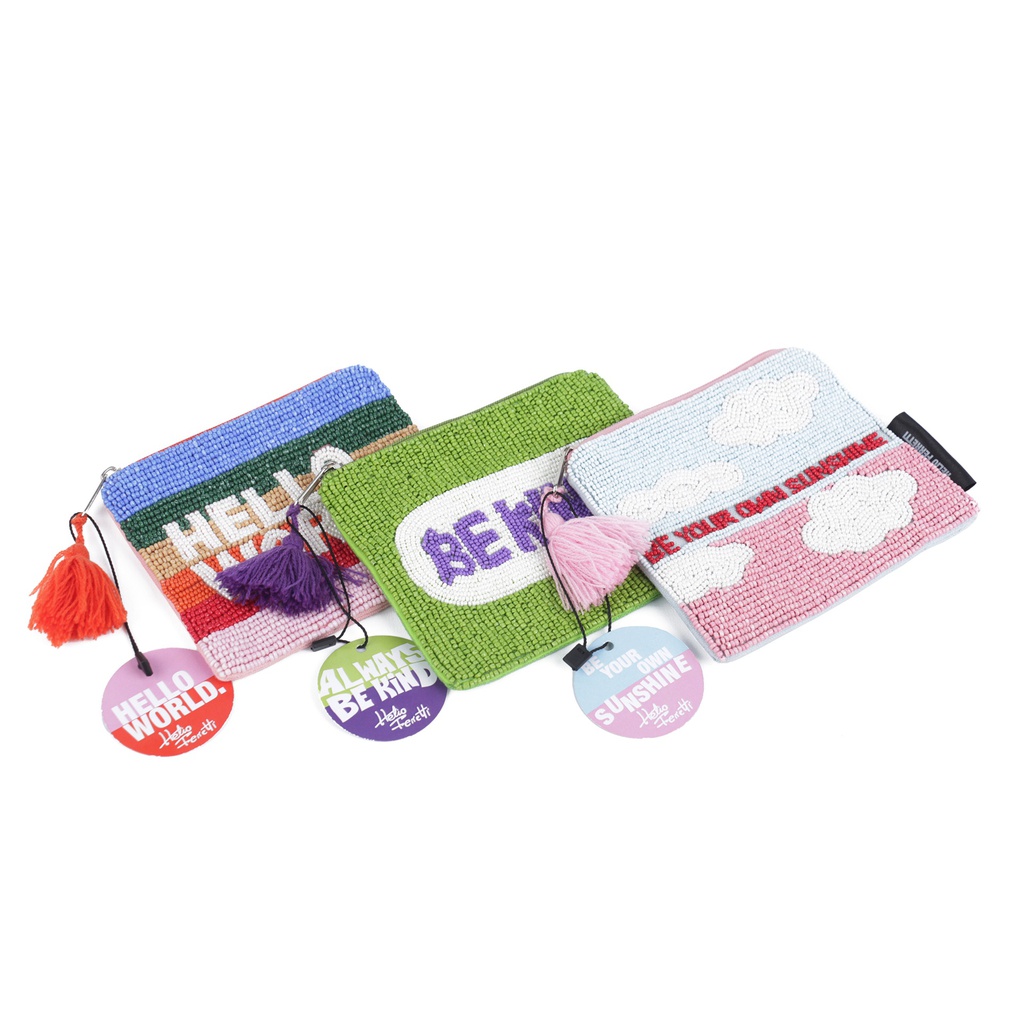 Clutch Pequeño Funny - Be kind  - Helio Ferretti