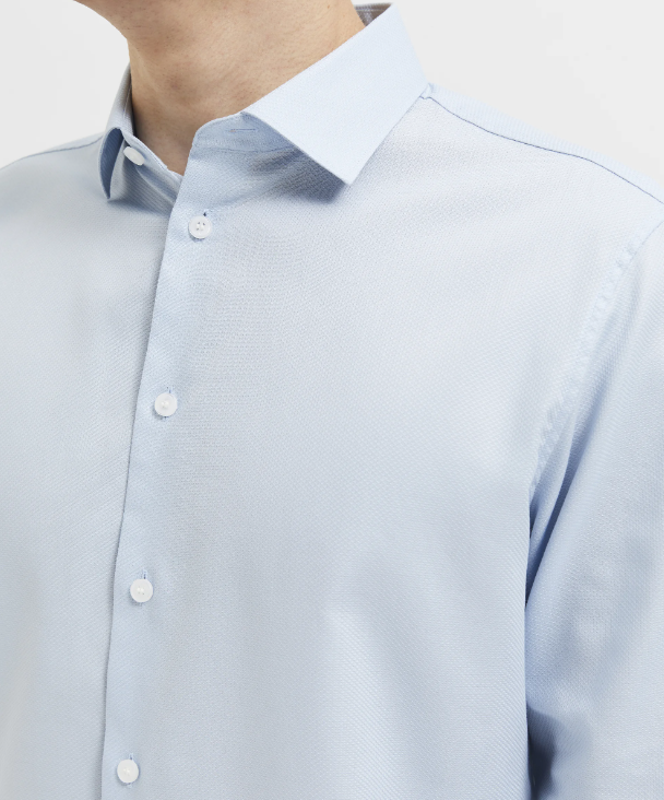 Camisa SLH SlimNathan Shirt NOOS Light Blue - Selected