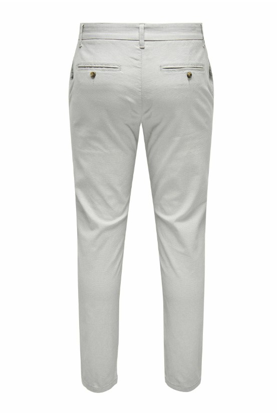 Onsmark Pete Slim Dobby 0058 Pant Noos - Limestome - Pantalones Chino Beige Arena  -  Only &amp; Sons