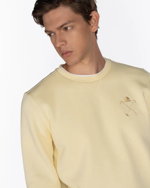 Sudadera Shoreline Classic Light Yellow - Harper &amp; Neyer