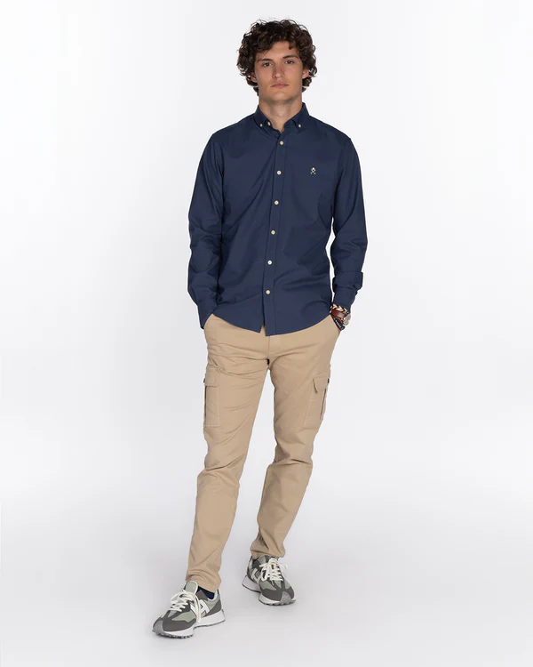 Camisa Oxford Navy Blue - Harper &amp; Neyer