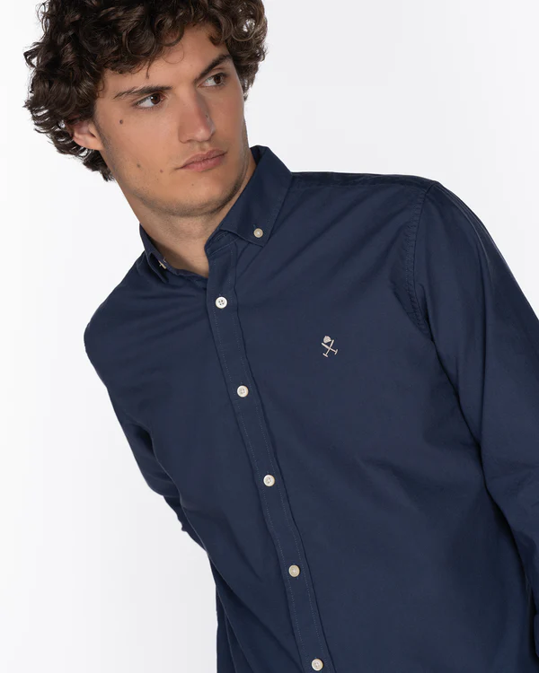 Camisa Oxford Navy Blue - Harper &amp; Neyer