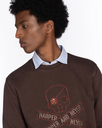 Sudadera Skull Chocolat - Harper &amp; Neyer