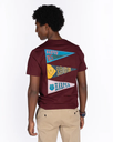 Camiseta Stanford Burgundy - Harper &amp; Neyer