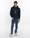 Sudadera Retro Hoodie Navy Blue - Harper &amp; Neyer