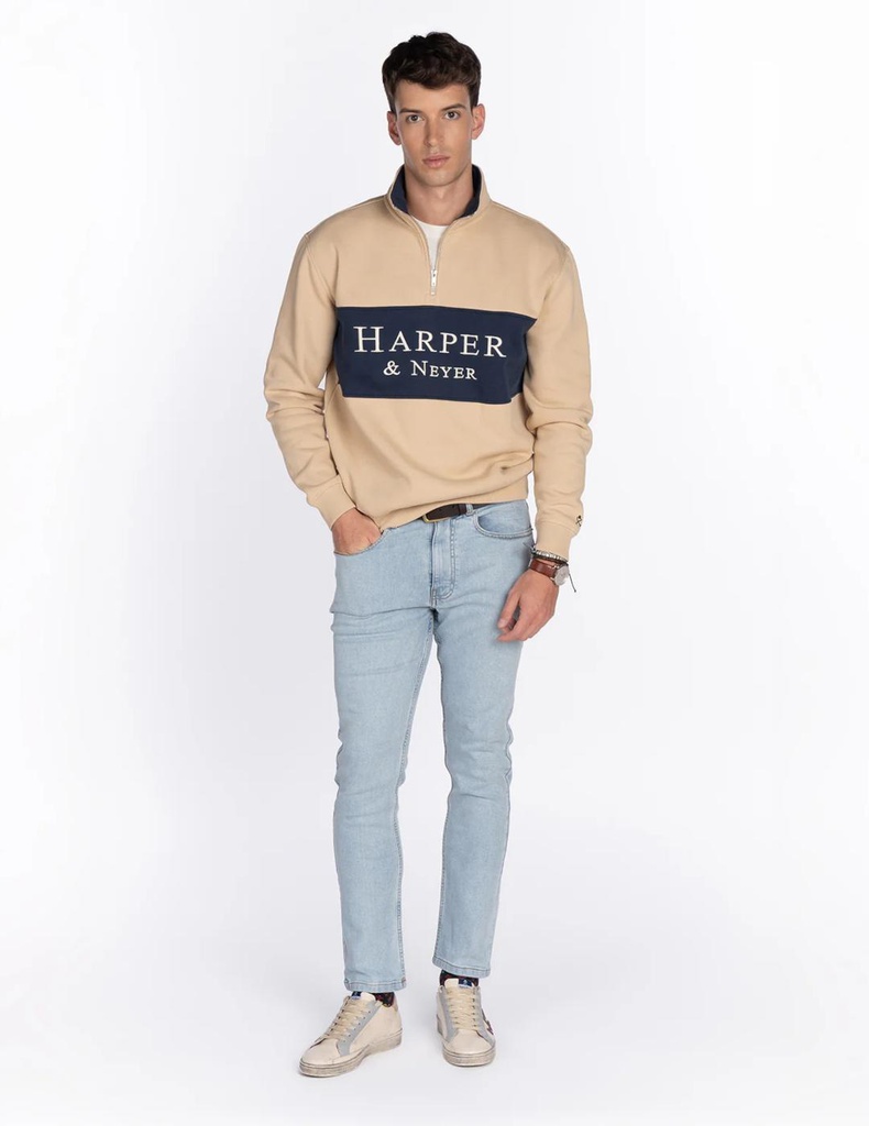 Sudadera Maryland Camel - Harper &amp; Neyer