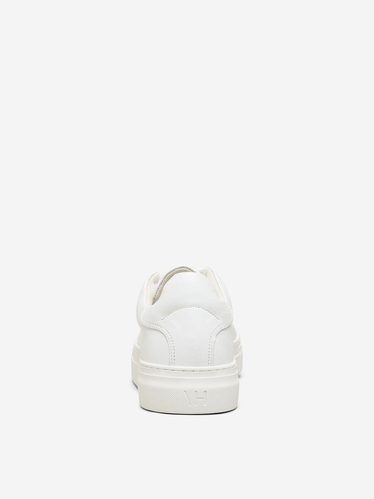 Sneaker Chunky Leather Trainer White - Selected