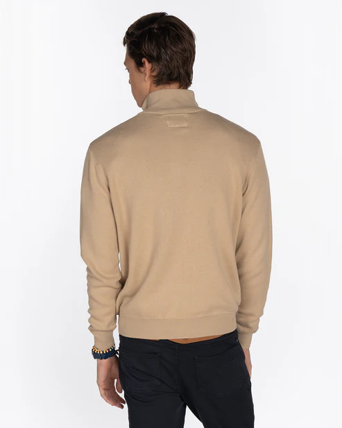 Jersey Zipper  Camel - Harper &amp; Neyer