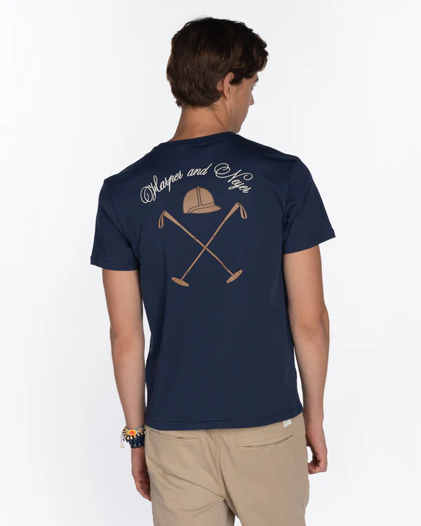 Camiseta Shoreline Classic  Dark Blue - Harper &amp; Neyer