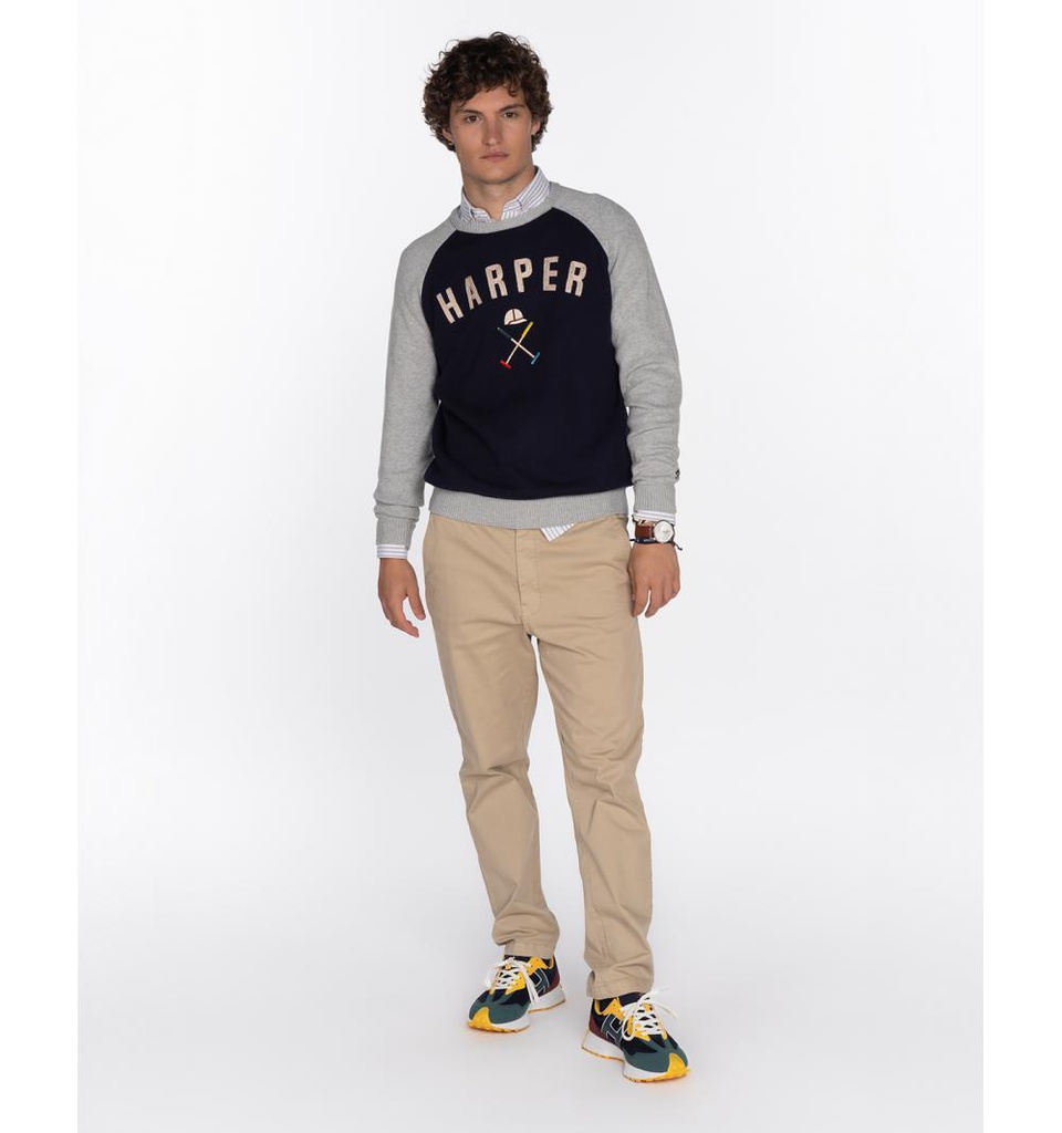 Jersey Ivy League Navy Blue - Harper &amp; Neyer