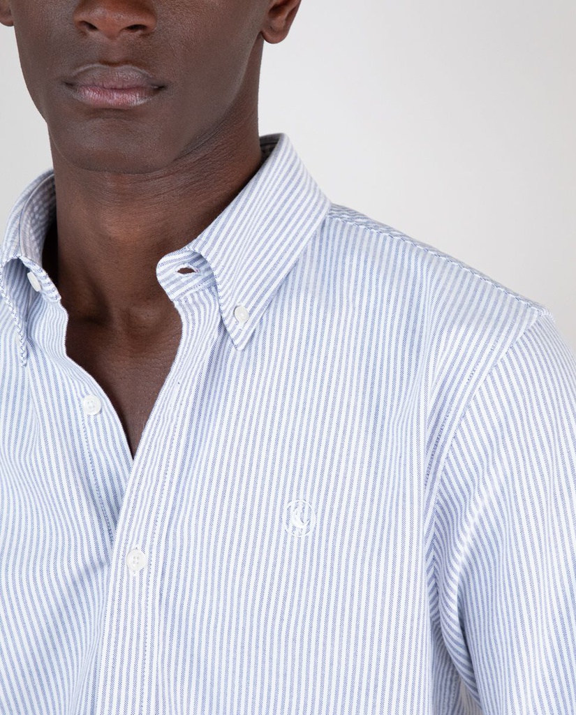 Camisa Oxford Yale Marino - El Ganso