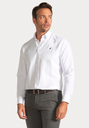 Camisa Oxford Liso Blanco - Williot