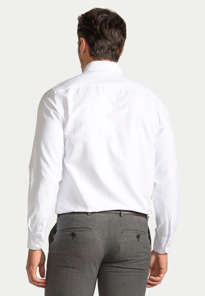 Camisa Oxford Liso Blanco - Williot