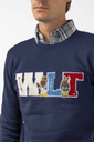 Sudadera WLT Tipo Parche Marino - Williot