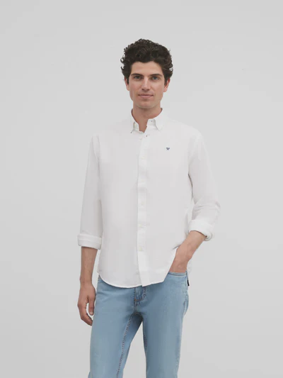 Camisa Sport Oxford Celeste - Silbon