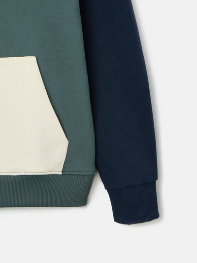 Sudadera Special Fit Hoodie Multicolor Verde - Silbon
