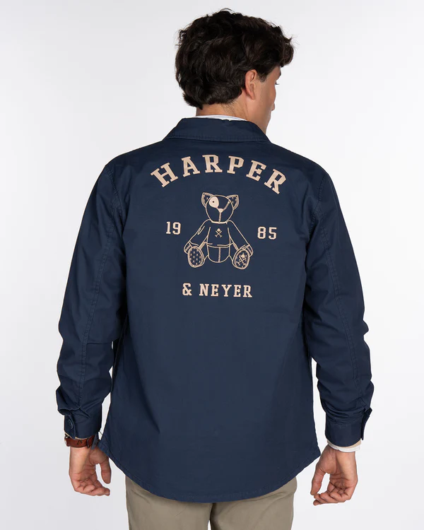 Sobrecamisa Arthur Navy Blue - Harper &amp; Neyer