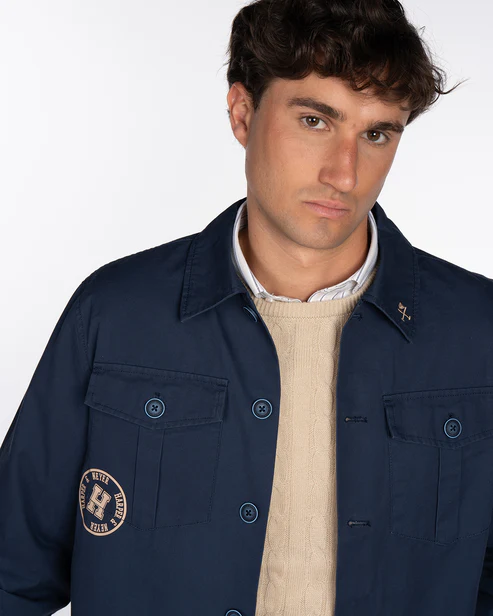 Sobrecamisa Arthur Navy Blue - Harper &amp; Neyer