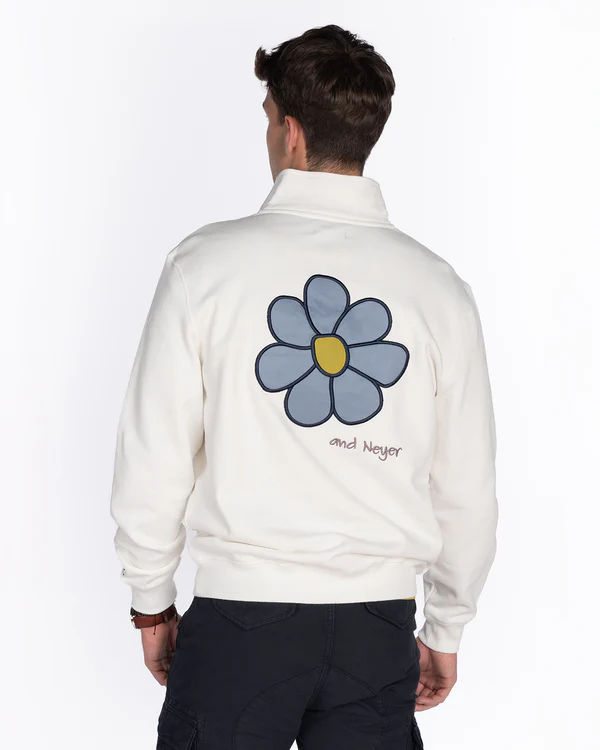 Sudadera Groovey Garden Off White - Harper &amp; Neyer