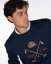 Sudadera Luxe Equine Dark Blue - Harper &amp; Neyer