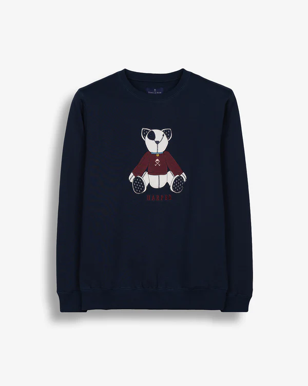 Sudadera Teddy Navy Blue - Harper &amp; Neyer