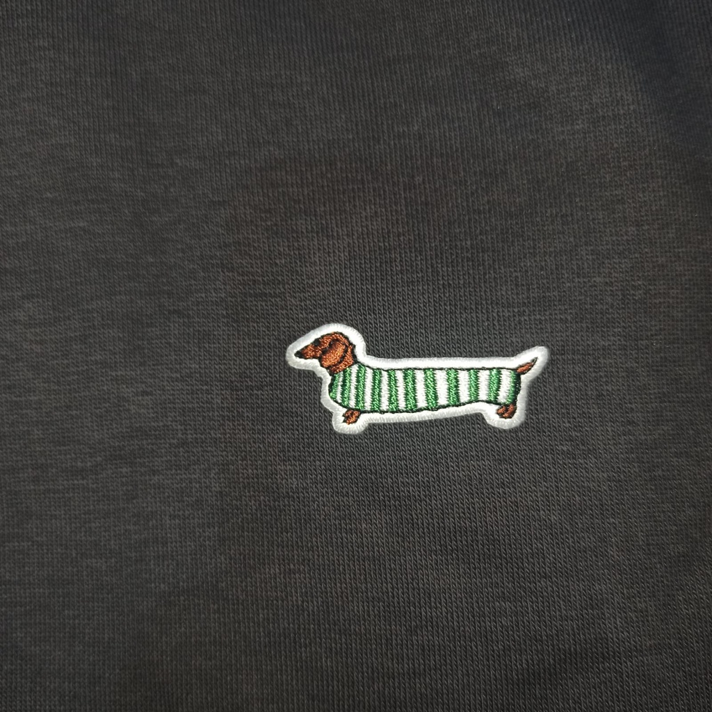 Sudadera Algodón Orgánico Perro Salchicha Gris Oscuro - Blueblue Chihuahua
