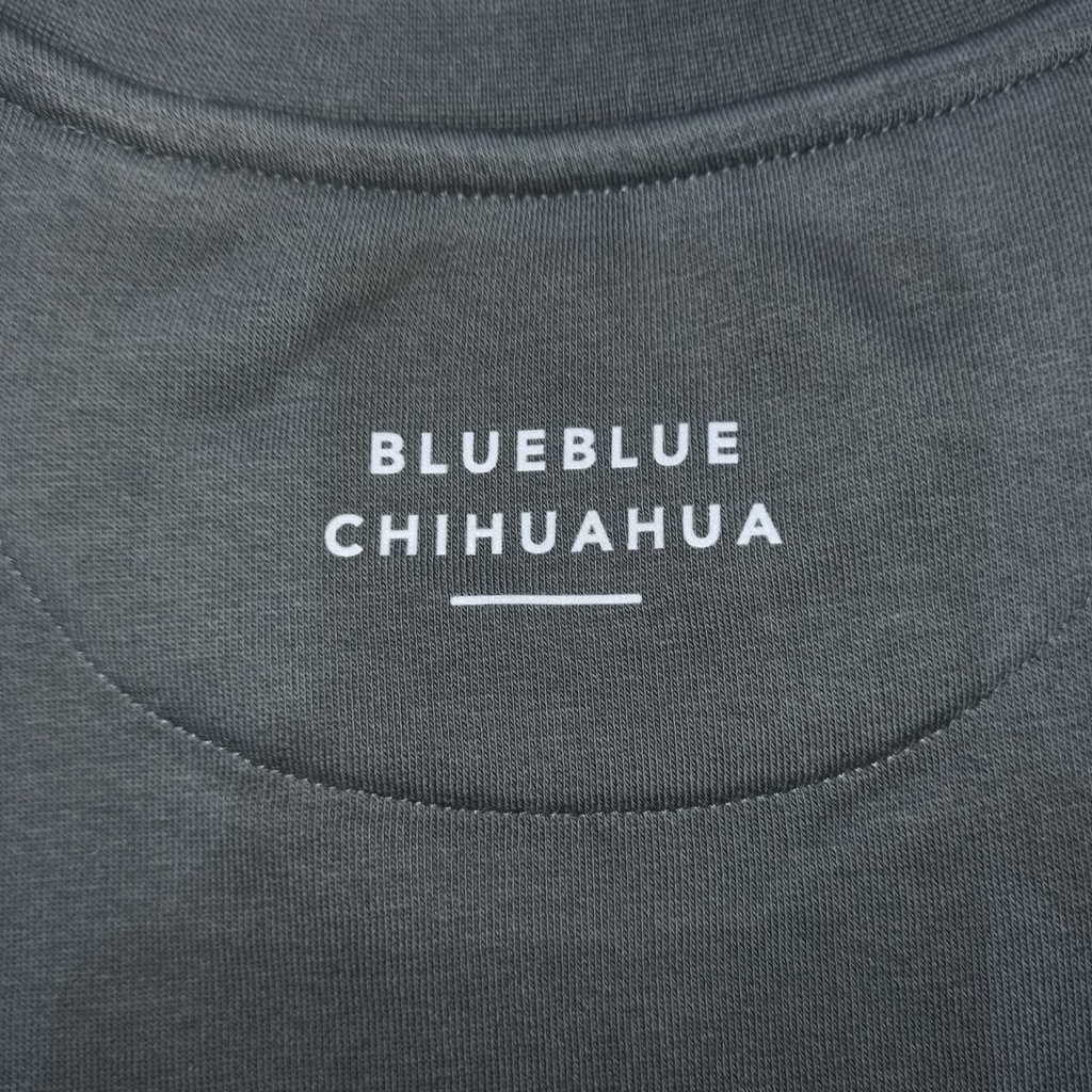 Sudadera Algodón Orgánico Perro Salchicha Gris Oscuro - Blueblue Chihuahua