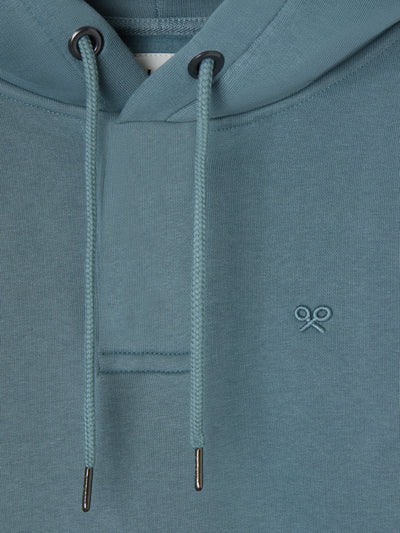 Sudadera Hoodie Raqueta Trasera Petróleo - Silbon