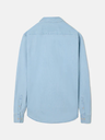 Camisa Vestir Celeste Clara Puño Simple - Silbon