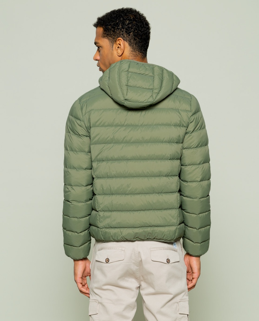 Chaqueta Hood Acolchado Khaki - Scotta